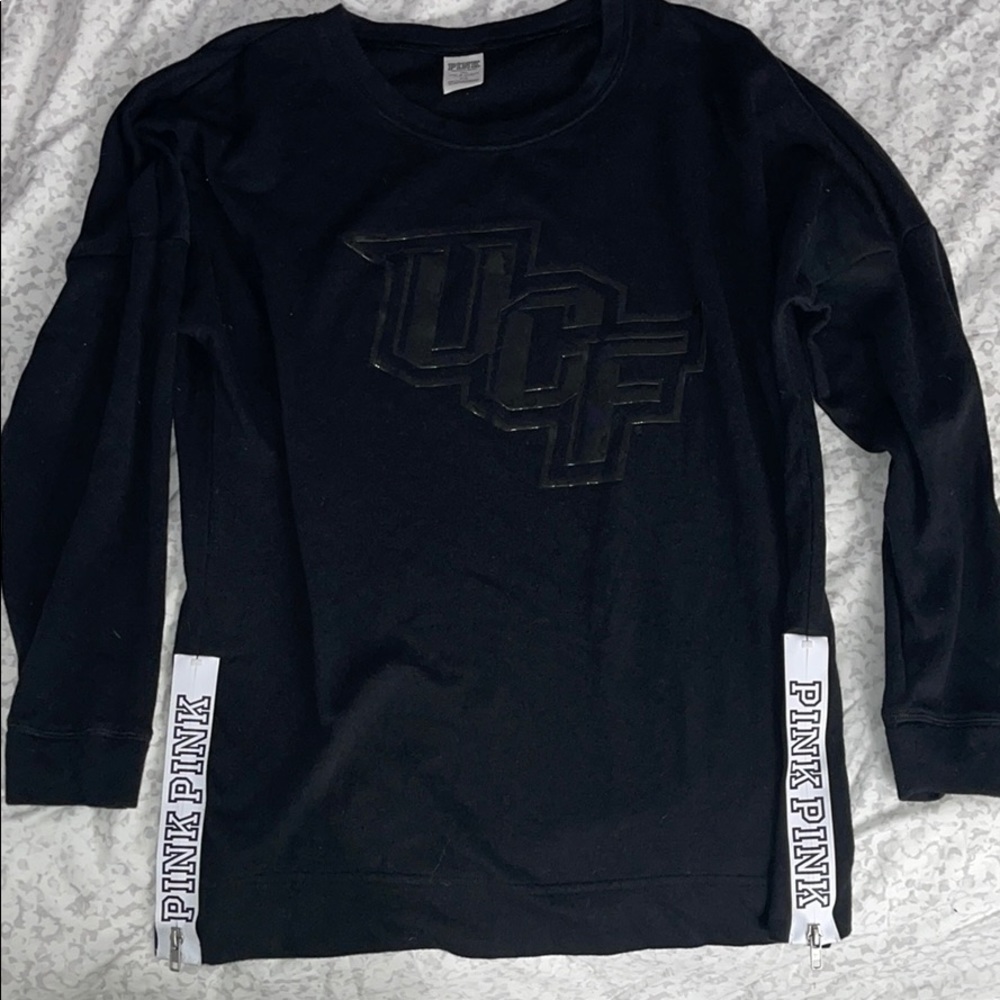 PINK long crew neck UCF edition M